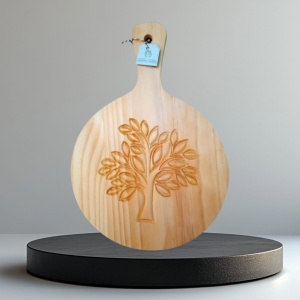 Tabla para Pizzas Tallada a Mano